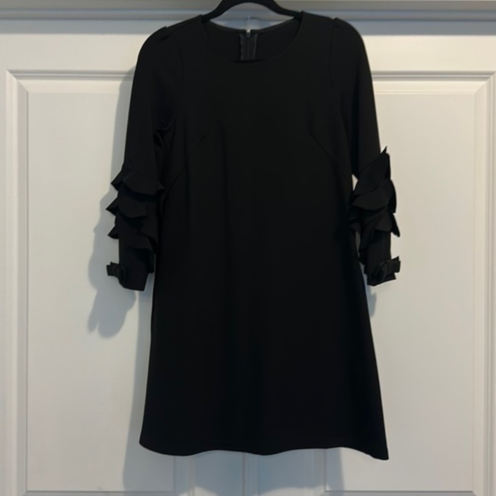 LBD 3/4 Ruffle Sleeve Dress Size M